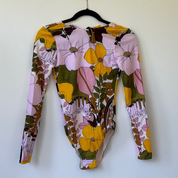 La DoubleJ. Iconic Floral Print women's one piece swimsuit size XS NWOT - Picture 6 of 8